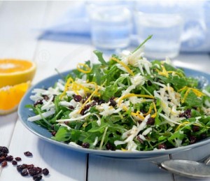 Rucola / salată de rucola cu brânză graviera